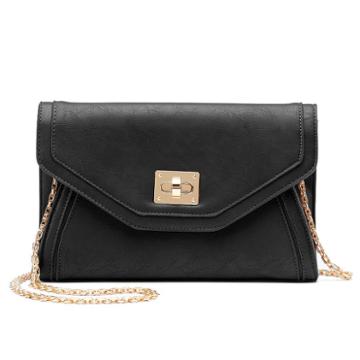 Instyle Chain Link Convertible Clutch, Women's, Black