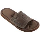 Men's Wichita State Shockers Memory Foam Slide Sandals, Size: Medium, Brown
