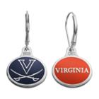 Fiora Virginia Cavaliers Sterling Silver Team Logo Drop Earrings, Girl's, Multicolor
