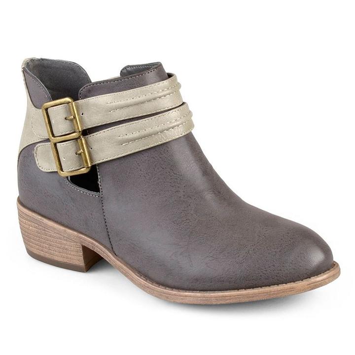 Journee Collection Shay Women's Ankle Boots, Girl's, Size: 7, Grey