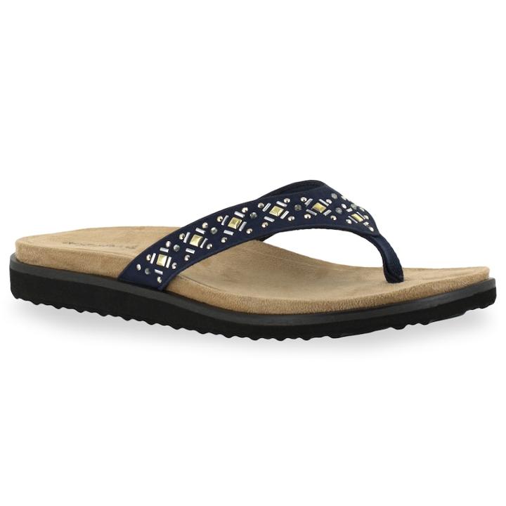 Easy Street Stevie Women's Sandals, Size: Medium (8.5), Blue (navy)