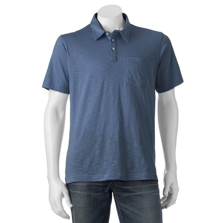 Men's Columbia Berwick Point Polo, Size: Medium, Blue