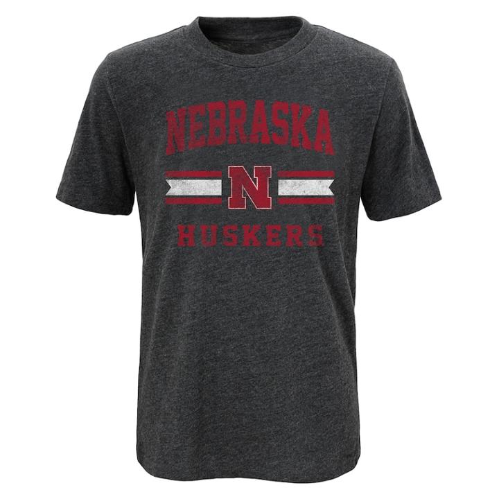 Boys 4-18 Nebraska Cornhuskers Player Pride Tee, Size: 16-18, Grey
