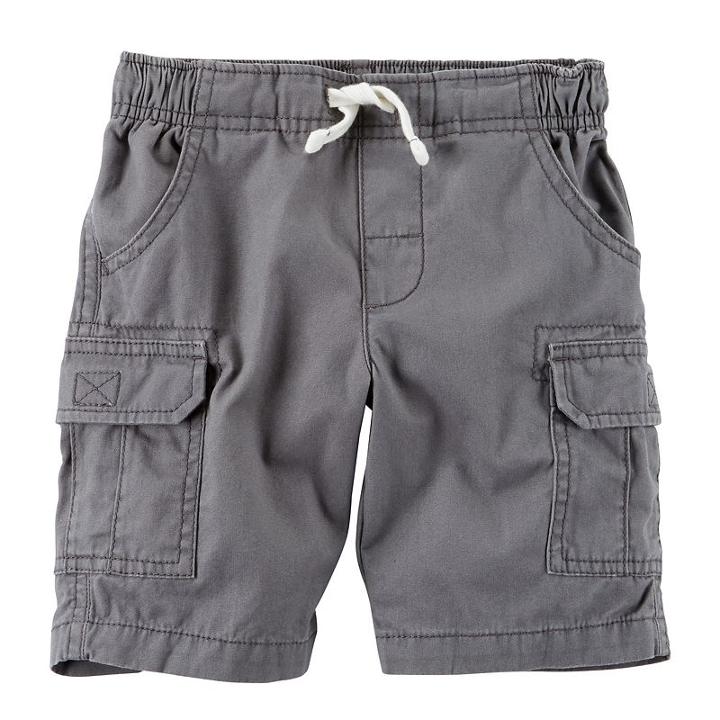 Baby Boy Carter's Cargo Shorts, Size: 6 Months, Grey