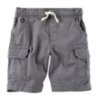 Baby Boy Carter's Cargo Shorts, Size: 6 Months, Grey
