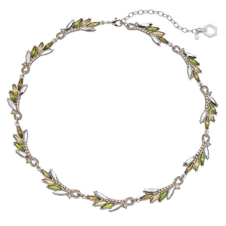 Simply Vera Vera Wang Marquise Stone Cluster Station Necklace, Women's, Multicolor