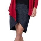Women's Soybu Wren Petal Hem Skirt, Size: Large, Dark Blue