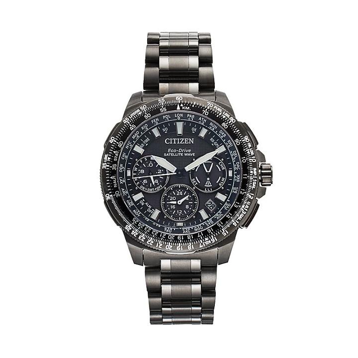 Citizen Eco-drive Men's Promaster Navihawk Gps Super Titanium Flight Watch - Cc9025-85e, Black