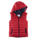 Boys 4-7x Sonoma Goods For Life&trade; Quilted Hooded Vest, Size: 6, Med Red