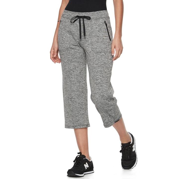 Women's Tek Gear® Weekend Capris, Size: Xl, Dark Grey