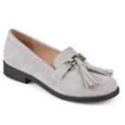Journee Collection Capri Women's Loafers, Size: 10, Grey