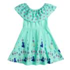 Disney's Elena Of Avalor Girls 4-7 Flounce Top Printed Dress By Jumping Beans&reg;, Size: 6x, Light Blue