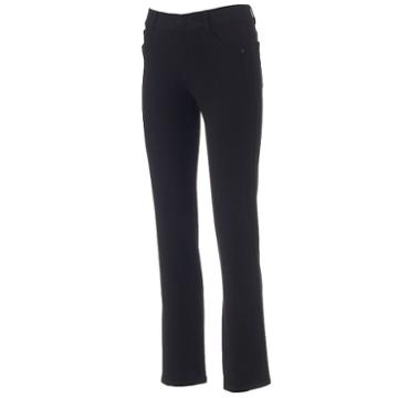 Women's Artisan Crafted By Democracy Slimming Ponte Bootcut Pants, Size: 4, Oxford