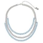 Simply Vera Vera Wang Teal Multi Strand Necklace, Women's, Blue