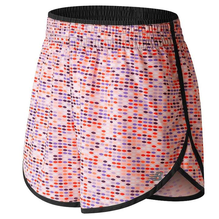 Women's New Balance Accelerate Reflective Shorts, Size: Medium, Med Purple