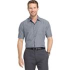 Men's Van Heusen Air Wovens Classic-fit Poplin Performance Button-down Shirt, Size: Small, Grey Other