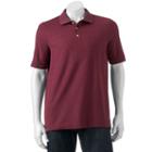 Men's Croft & Barrow&reg; True Comfort Classic-fit Pique Performance Polo, Size: Xl, Dark Red