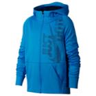Boys 8-20 Nike Therma Full-zip Hoodie, Size: Medium, Blue