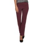 Petite Apt. 9&reg; Brynn Pull-on Straight-leg Dress Pants, Women's, Size: 2 Petite, Dark Red