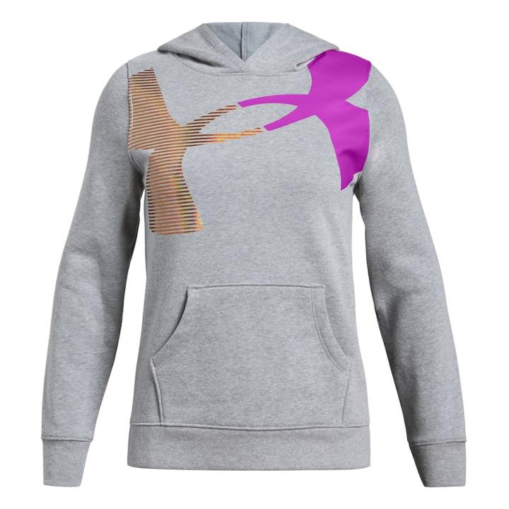 Girls 7-16 Under Armour Rival Fleece Hoodie, Size: Xl, Med Grey