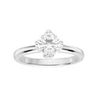 Forever Brilliant 14k White Gold 1 Carat T.w. Lab-created Moissanite Solitaire Engagement Ring, Women's, Size: 5