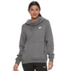 Women's Nike Sportswear Funnel Neck Pullover Hoodie, Size: Xs, Grey