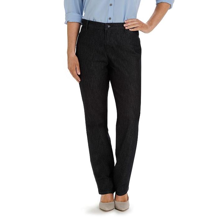 Women's Lee Original All Day Relaxed Fit Pants, Size: 8 T/l, Blue
