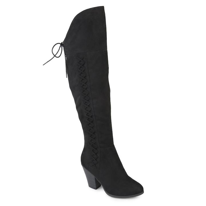 Journee Collection Spritz Women's Over-the-knee Boots, Size: 9 Wc, Black