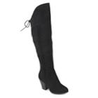 Journee Collection Spritz Women's Over-the-knee Boots, Size: 9 Wc, Black