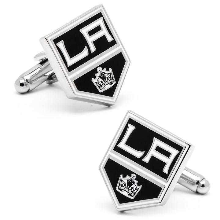 Los Angeles Kings Rhodium-plated Cuff Links, Men's, Multicolor