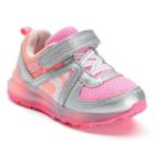 Carter's Unison Toddler Girls' Light-up Shoes, Girl's, Size: 7 T, Silver
