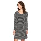 Women's Apt. 9&reg; Everyday A-line Dress, Size: Medium, Black