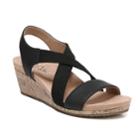 Lifestride Mexico Women's Wedge Sandals, Size: Medium (6), Black