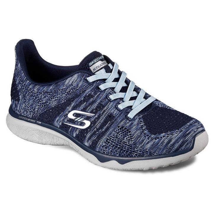 Skechers Studio Burst Edgy Women's Shoes, Size: 7, Light Blue