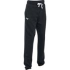 Girls 7-16 Under Armour Favorite Fleece Jogger Pants, Size: Small, Black