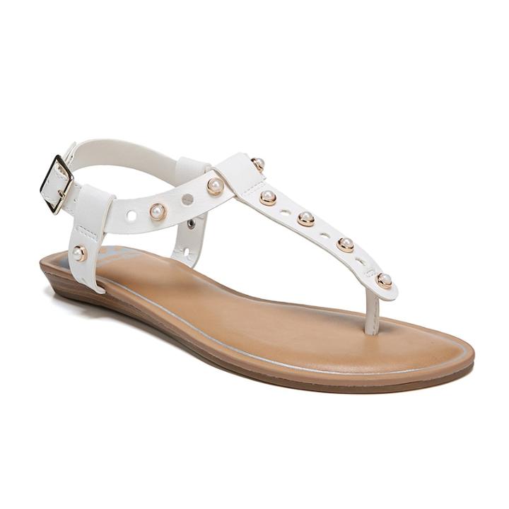 Fergalicous Shepard Women's Thong Sandal, Size: Medium (11), White