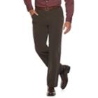 Men's Dockers&reg; Classic-fit Downtime Khaki Smart 360 Flex Pants D3, Size: 32x29, Dark Brown