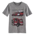Boys 4-10 Jumping Beans&reg; Fire Truck & Helicopter Graphic Tee, Size: 5, Grey