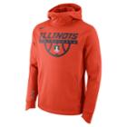 Men's Nike Illinois Fighting Illini Elite Pullover Hoodie, Size: Small, Orange