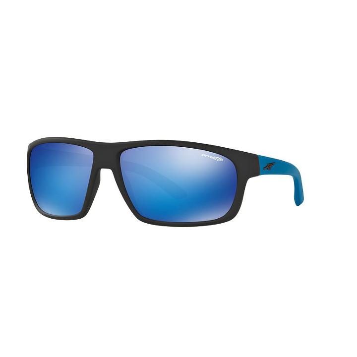 Arnette An4225 64mm Burnout Rectangle Mirror Sunglasses, Adult Unisex, Lt Beige