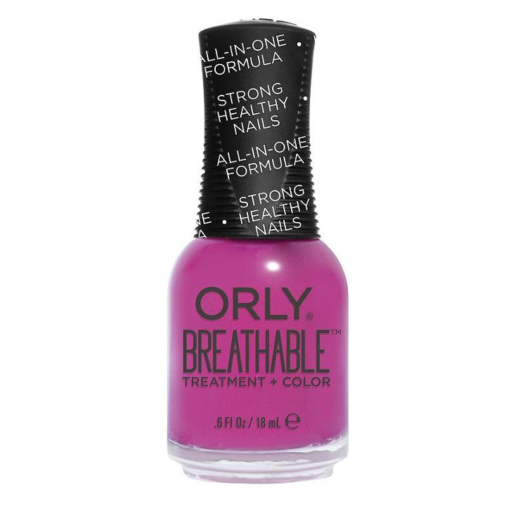Orly Breathable Treatment & Color Nail Polish - Cool Tones, Dark Pink