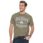 Big & Tall Sonoma Goods For Life&trade; Irish Whiskey Graphic Tee, Men's, Size: 3xl Tall, Green