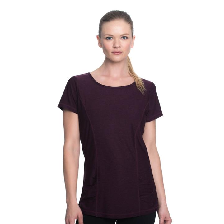 Women's Gaiam Energy Yoga Tee, Size: Small, White Oth