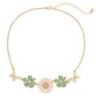Lc Lauren Conrad Mixed Flower Necklace, Women's, Multicolor
