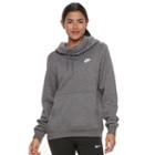 Women's Nike Sportswear Funnel Neck Pullover Hoodie, Size: Large, Grey Other