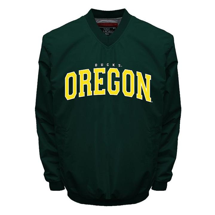 Men's Franchise Club Oregon Ducks Squad Windshell Jacket, Size: Small, Green