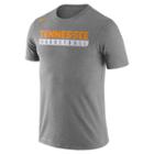Men's Nike Tennessee Volunteers Basketball Practice Dri-fit Tee, Size: Xxl, Dark Grey