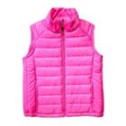 Girls Plus Size French Toast Puffer Vest, Girl's, Size: 14-16 Plus, Med Pink