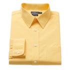 Men's Croft & Barrow&reg; Regular-fit Easy-care Point-collar Dress Shirt, Size: 14.5-32/33, Gold