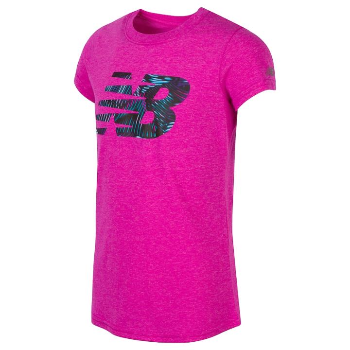 Girls 7-16 New Balance Graphic Tee, Size: 16, Dark Pink